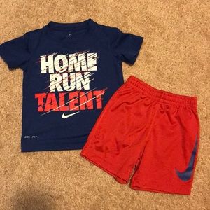 Nike Dri-fit shorts set